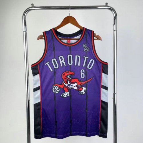 Maillot de Basket #6 Know Yourself Raptors Violet